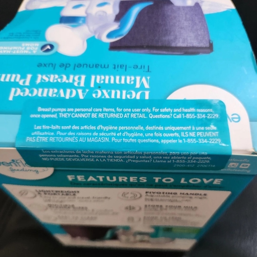 NEW Evenflo Deluxe Advanced Manual Breast Pump FACTORY SEALED - Picture 2 of 3